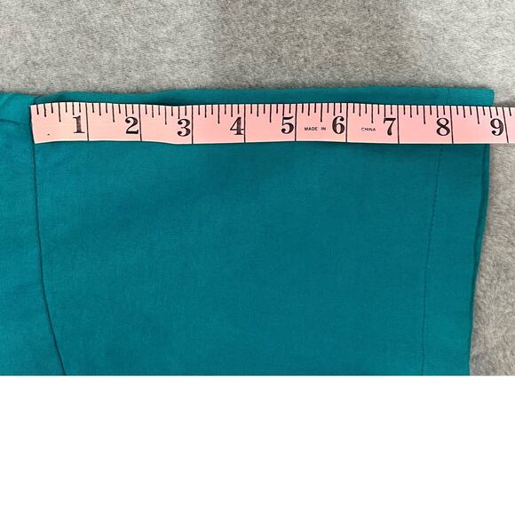 Johnny Was Embroidered T-Shirt Maxi Dress Turquoise Tribal M Boho Folk Indie - Picture 14 of 15